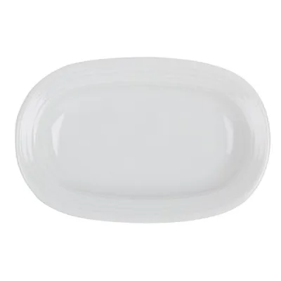Porselen Focus Beyaz Kayık Tabak 17Cm  