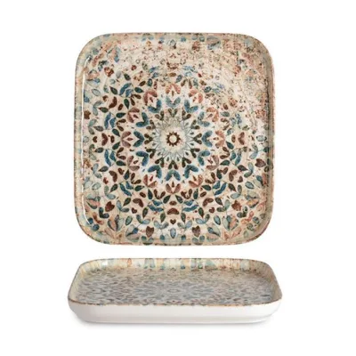 Verano Kare Düz Tabak 16 cm