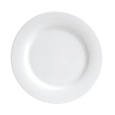 Porselen Focus Beyaz Düz Tabak 17Cm   