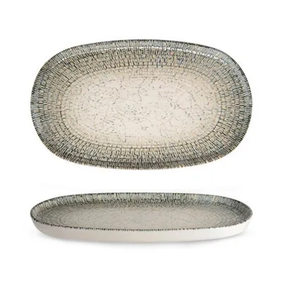 Toledo Oval Düz Tabak 25 cm