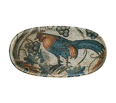 Bonna Mezopotamya Tavuz Hygge Oval Servis 30 cm