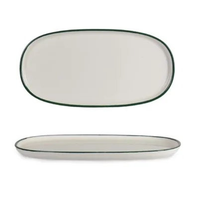 Toledo Oval Düz Tabak 35 cm
