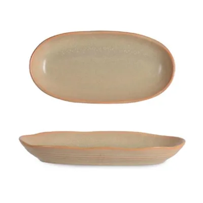 Kayla Organik Oval Tabak 17 cm