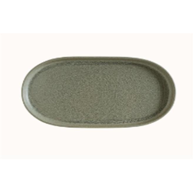 Adelfa Ripple Oval Tabak 33*18 cm