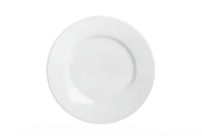 Porselen Bella Beyaz Düz Tabak 19Cm   