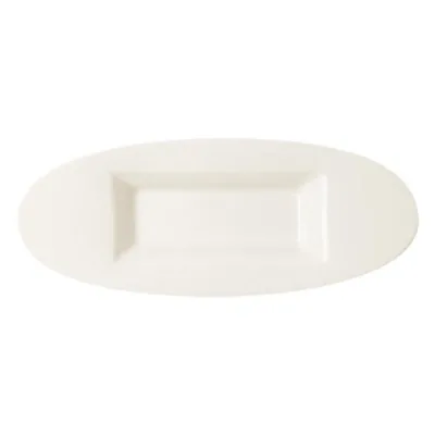 Porselen All Spice Kare Bölmeli Oval Tabak