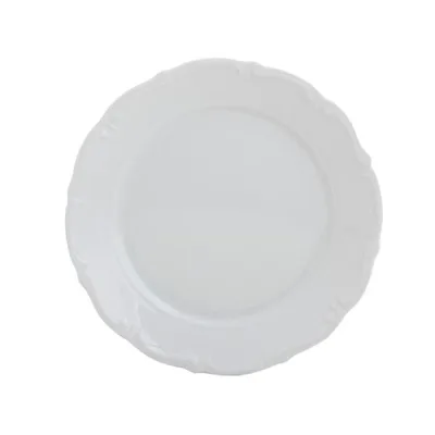 Porselen Maria Beyaz Düz Tabak 19Cm   