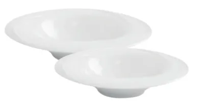 Porselen Troy Beyaz Çukur Tabak 26Cm  