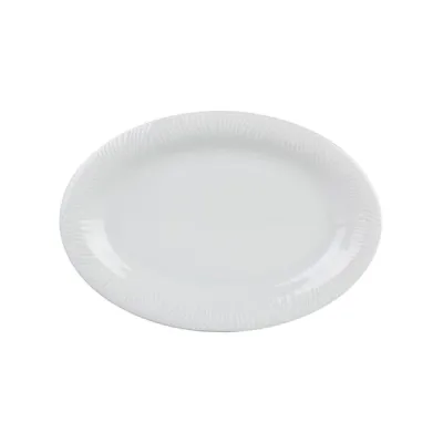 Porselen Lara Beyaz Kayık Tabak 17Cm  