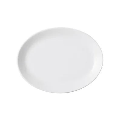Porselen Soley Beyaz Kayık Tabak 18Cm  