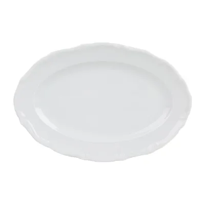 Porselen Maria Beyaz Kayık Tabak 22Cm  