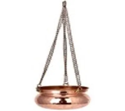 Bakır Salem Saksı 17,3 cm