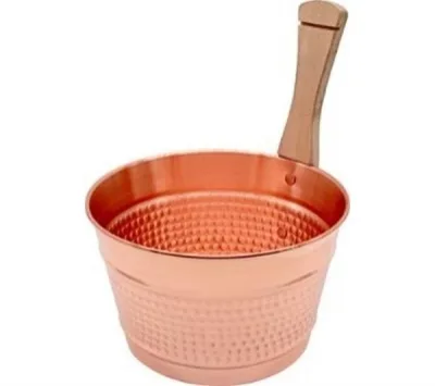 Bakır Sauna Kovası 22 cm