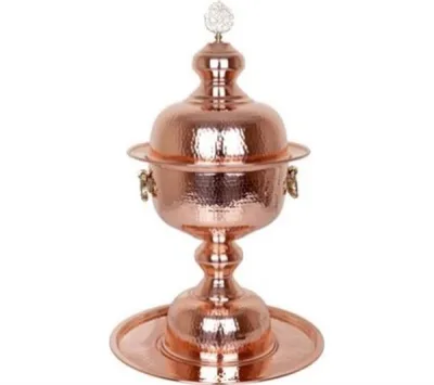 Bakır Minyatür Paşa Mangalı 60 cm