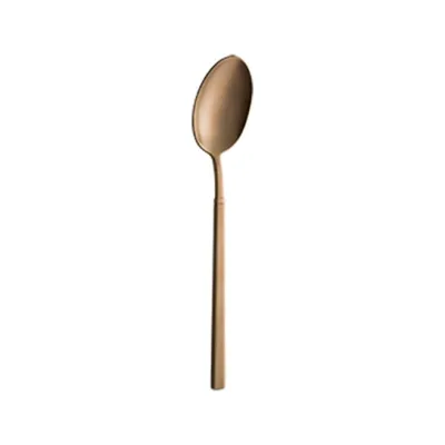 Bonna Grace Paslanmaz Çelik Mat Bronz Kahve Kaşığı 13 cm