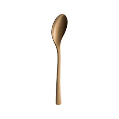 Bonna Vogue Paslanmaz Çelik Mat Bronz Çay Kaşığı 12 cm