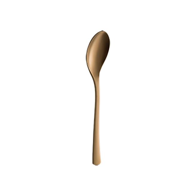 Bonna Vogue Paslanmaz Çelik Mat Bronz Kahve Kaşığı 14 cm