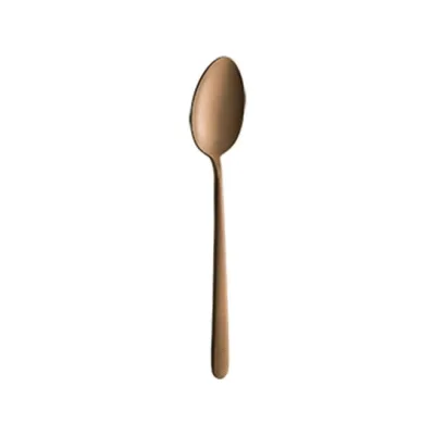 Bonna Illusion Paslanmaz Çelik Mat Bronz Kahve Kaşığı 13 cm