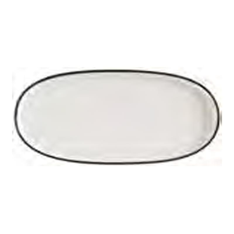 Linea Black Hygge 25Cm Oval Tabak