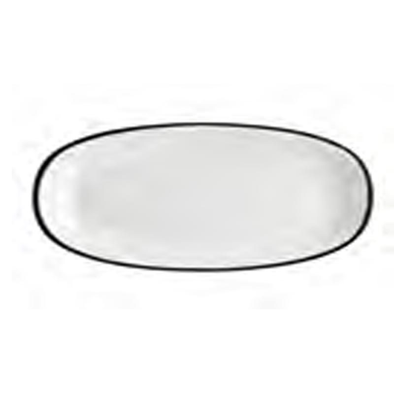 Linea Black Gourmet Oval Kayık Tabak 15*8.5 Cm
