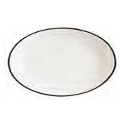 Linea Black Moove Oval Tabak 31*24 Cm