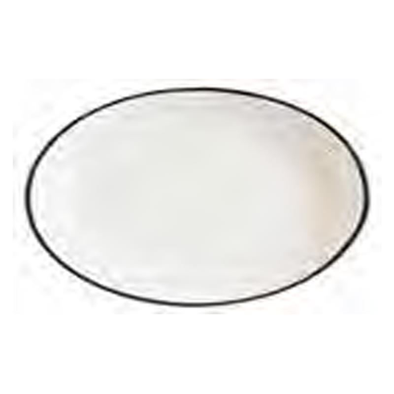 Linea Black Moove Oval Tabak 36*28 Cm