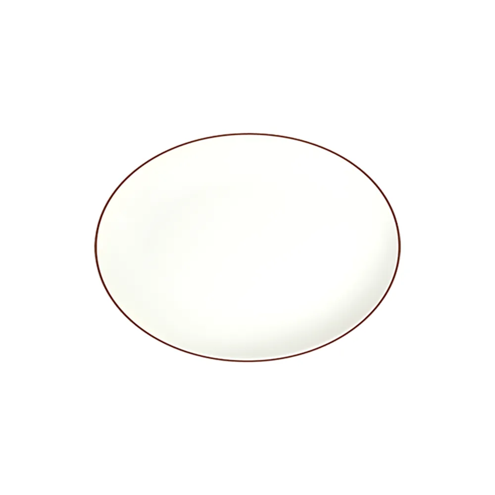 Modest Brown Lona Oval Tabak 33 cm