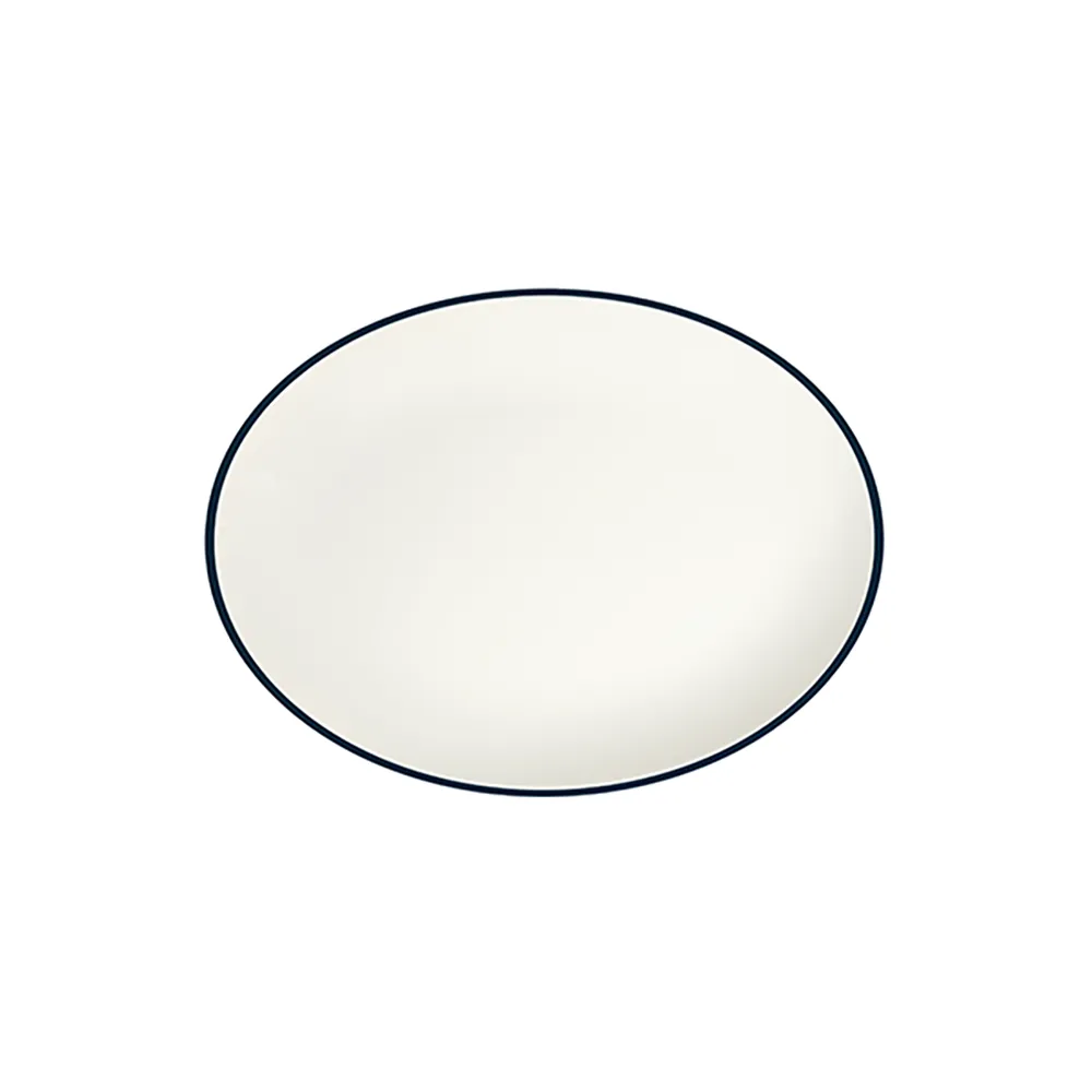 Modest Navy Lona Oval Tabak 33 cm