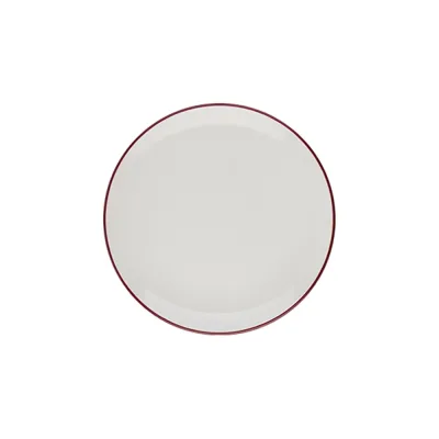 Modest Maroon Lona Düz Tabak 28,5 cm