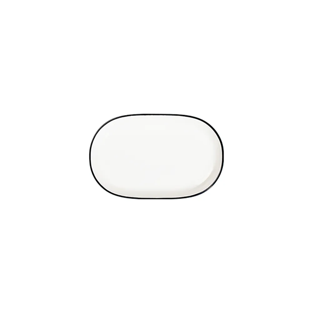 Modest Black Magnus Oval Kayık 23 cm