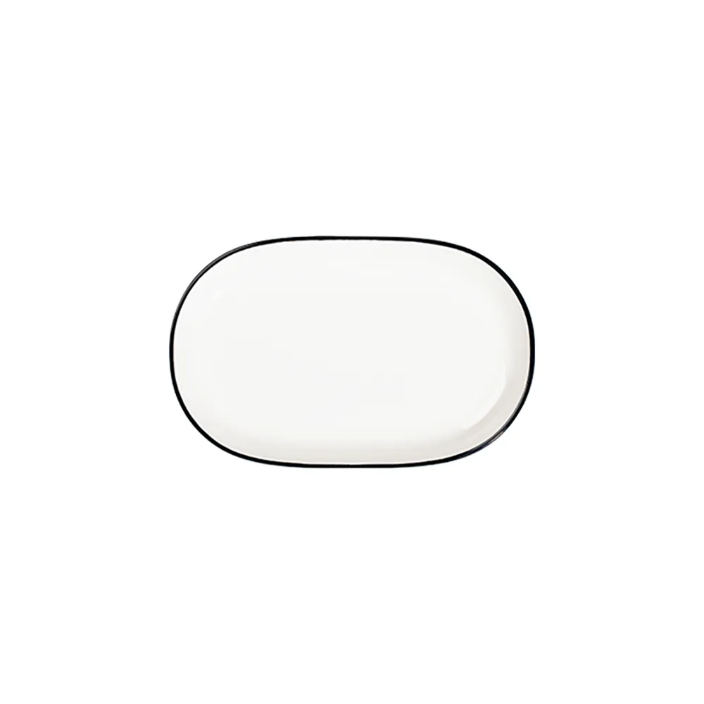 Modest Black Magnus Oval Kayık 28 cm
