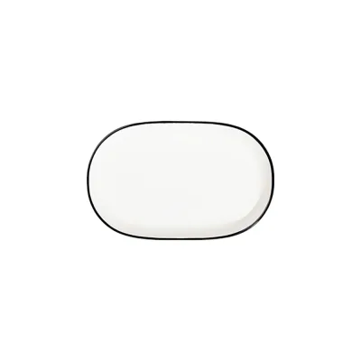 Modest Black Magnus Oval Kayık 28 cm