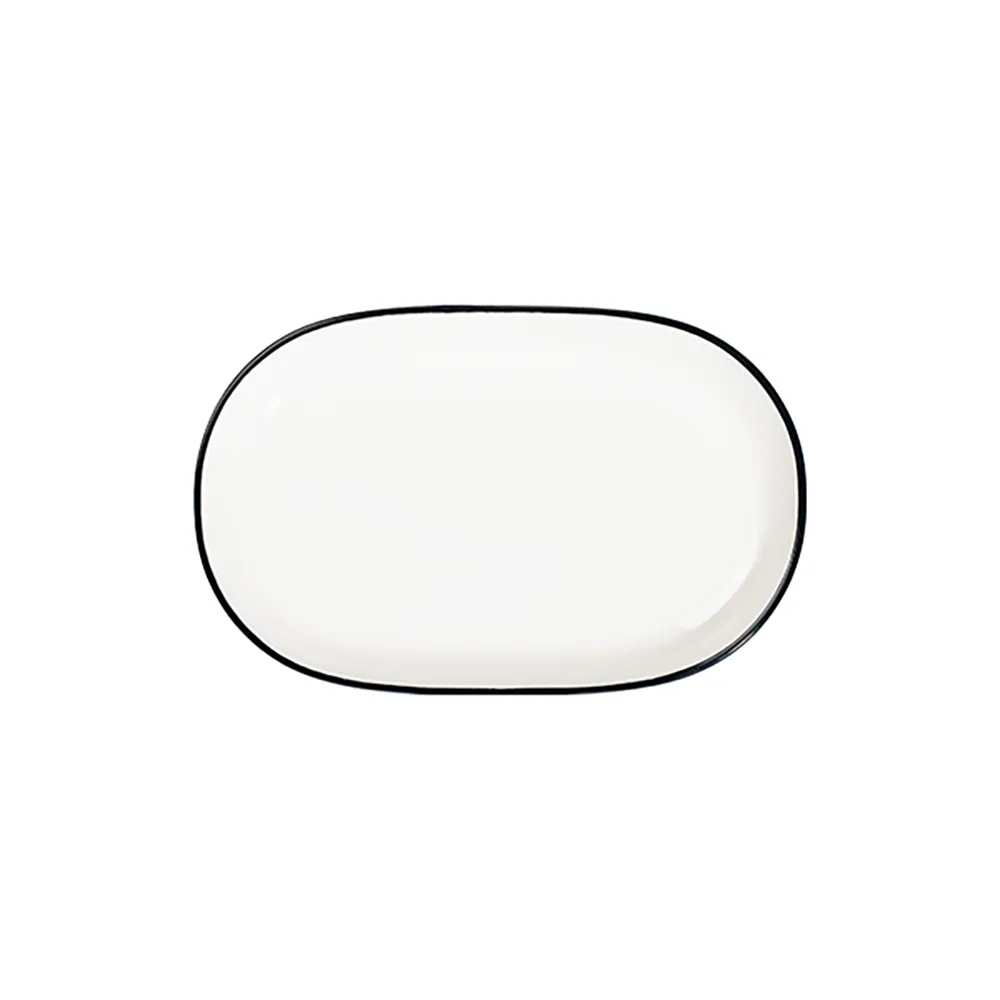 Modest Black Magnus Oval Kayık 33 cm