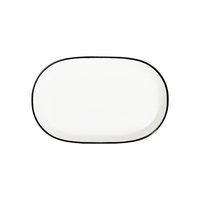 Modest Black Magnus Oval Kayık 37 cm
