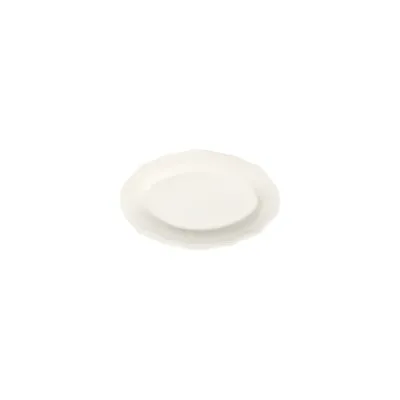 Transparan Tiffany Oval Tabak 21 cm
