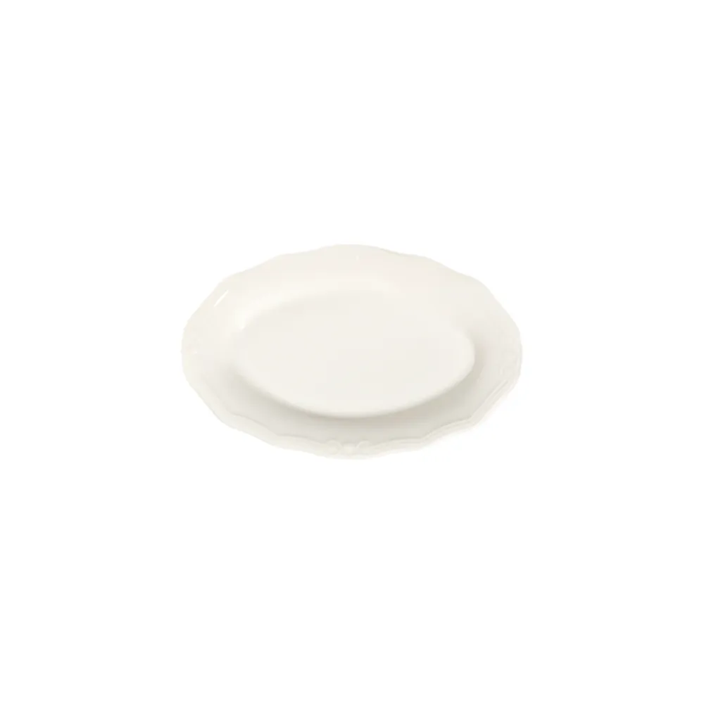 Transparan Tiffany Oval Tabak 26 cm