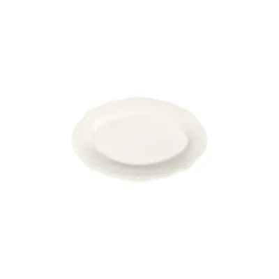 Transparan Tiffany Oval Tabak 26 cm