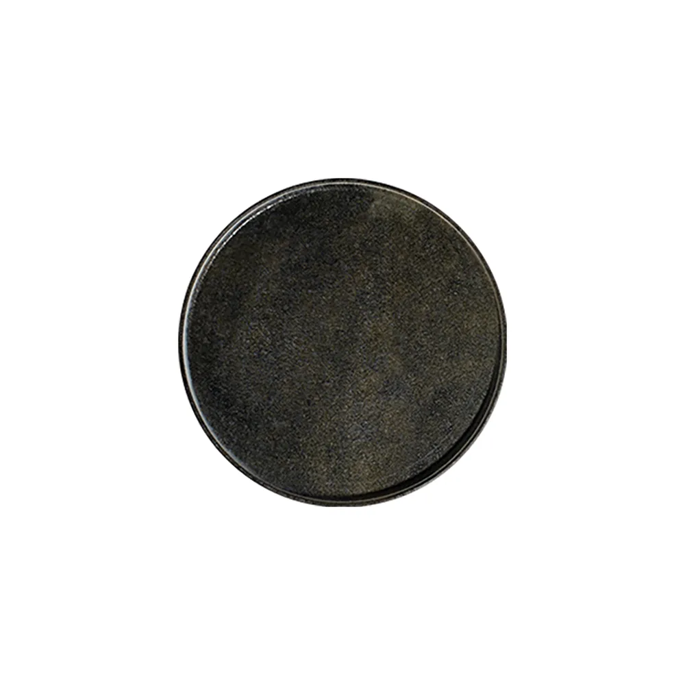 Visto Black Stolt Düz Tabak 25,5 cm