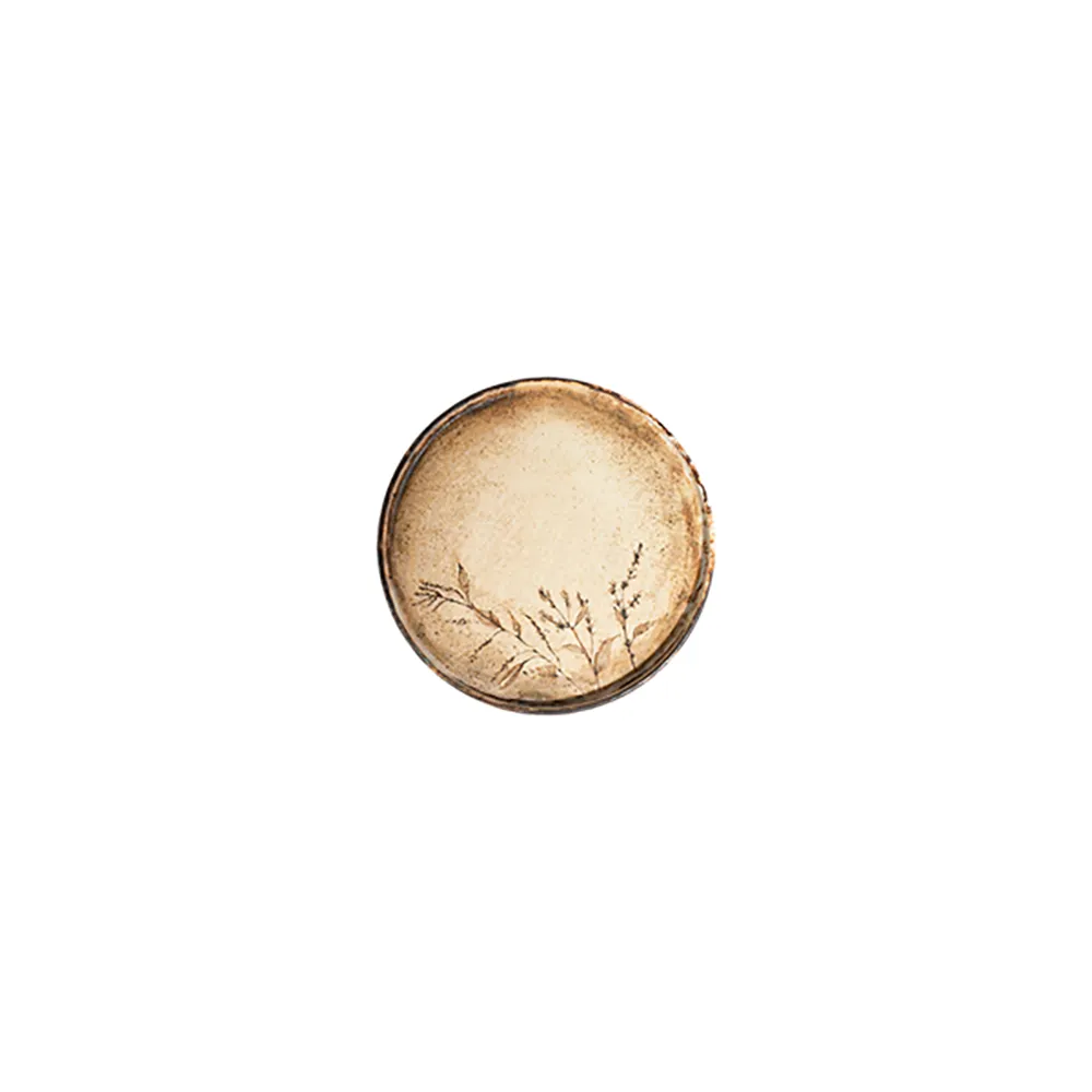 Fall Beige Stolt Düz Tabak 16,5 cm