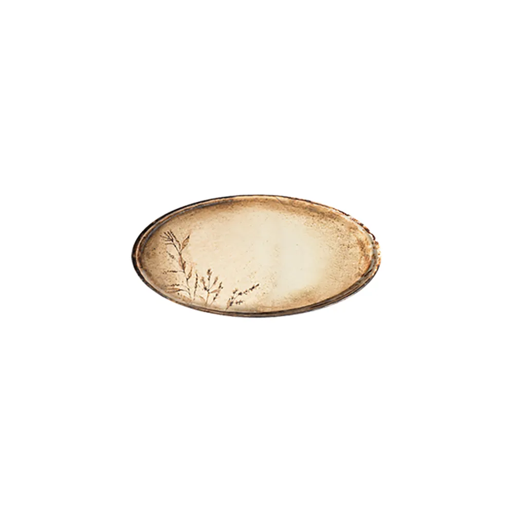 Fall Beige Stolt Oval Kayık 26 cm
