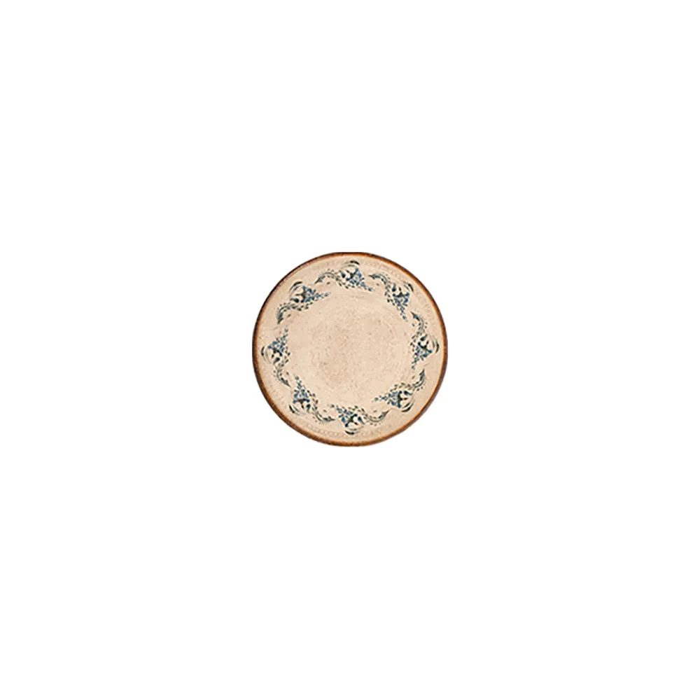 Voyage Navy Lona Düz Tabak 15 cm