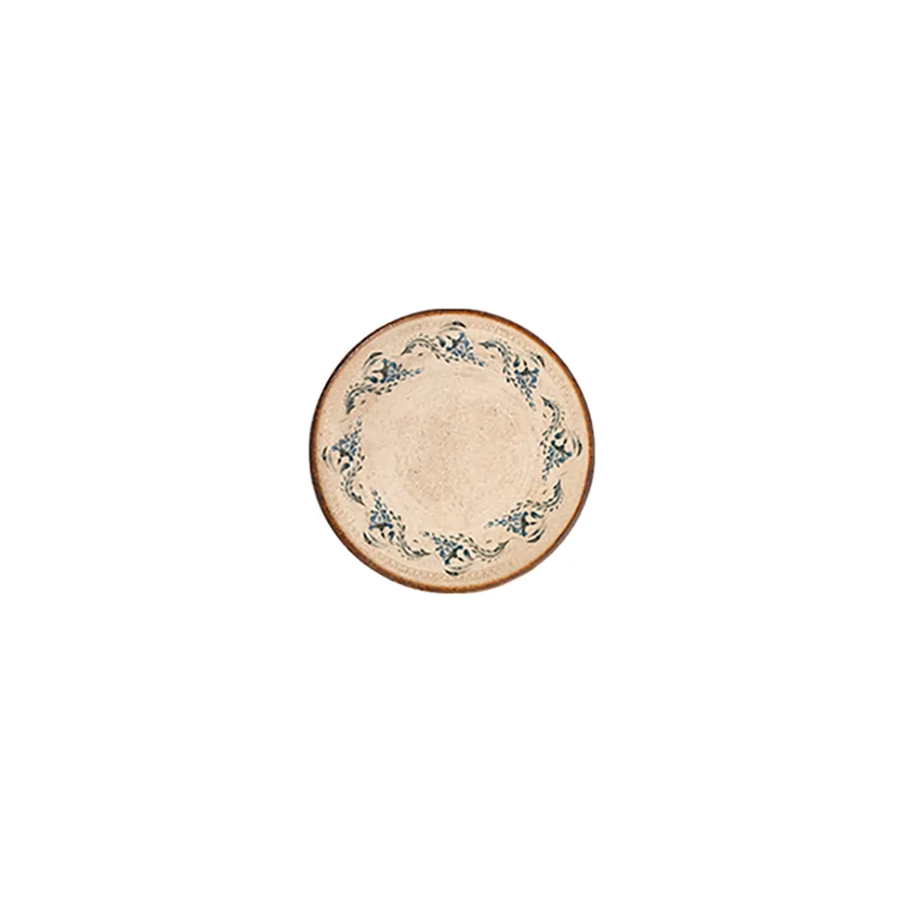 Voyage Navy Lona Düz Tabak 17 cm