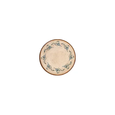 Voyage Navy Lona Düz Tabak 17 cm