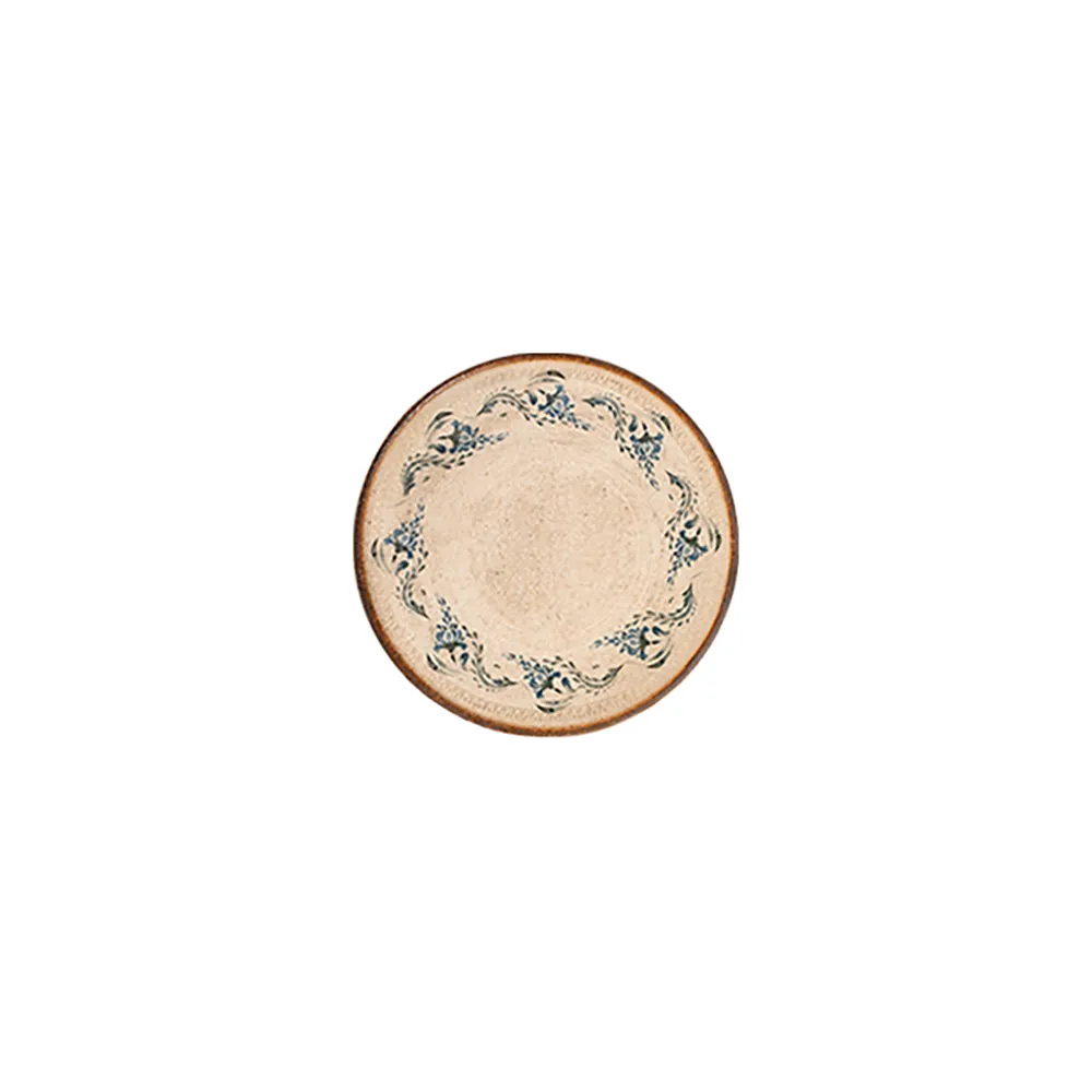 Voyage Navy Lona Düz Tabak 19 cm