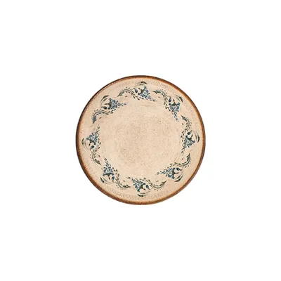 Voyage Navy Lona Düz Tabak 25 cm