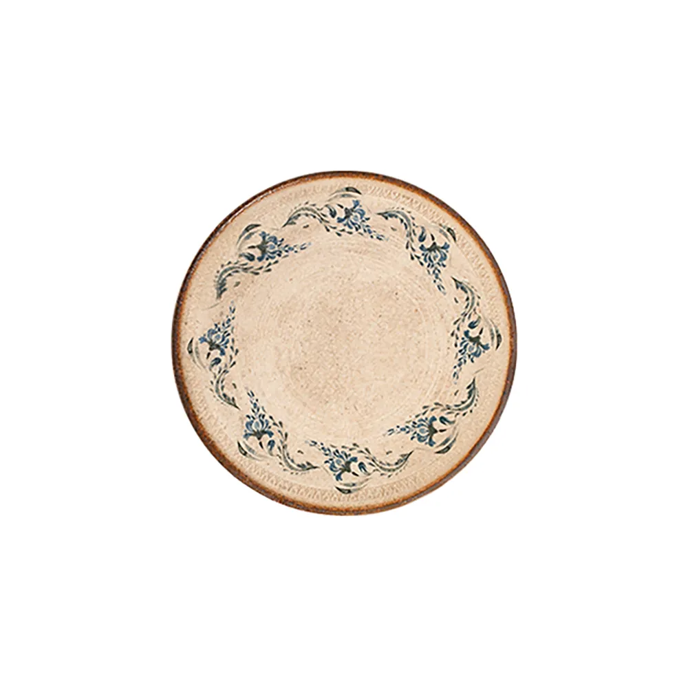Voyage Navy Lona Düz Tabak 27 cm