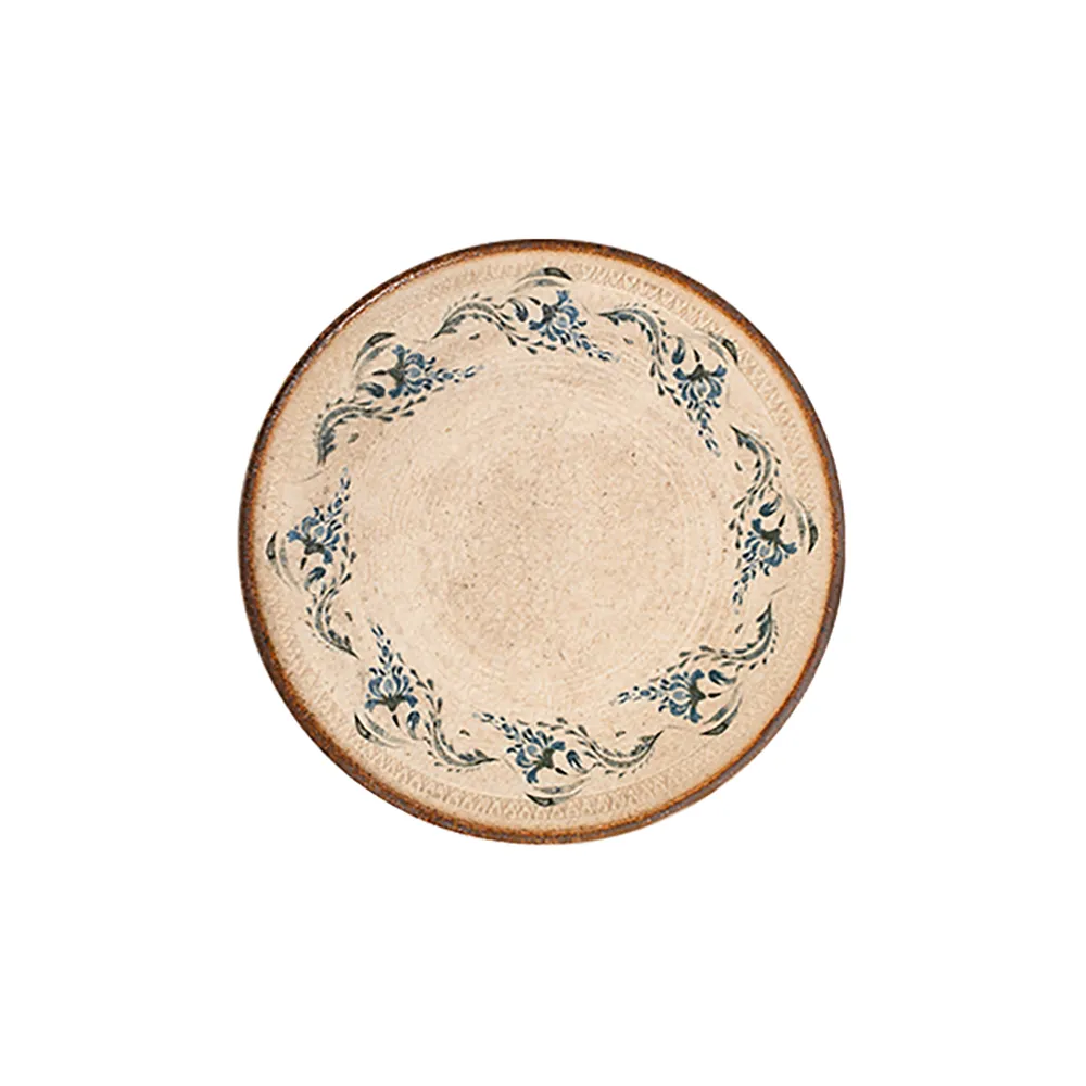 Voyage Navy Lona Düz Tabak 30 cm
