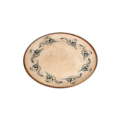 Voyage Navy Lona Oval Tabak 33 cm