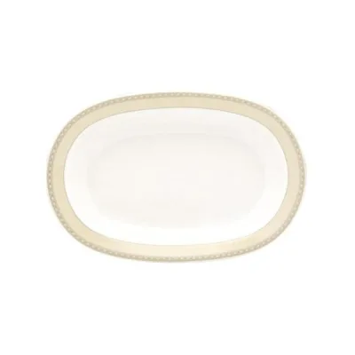Porselen Mabeyin Kayık Tabak 12x17 cm
