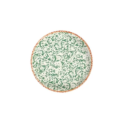 Venecia Green Lona Düz Tabak 27 cm